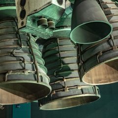 Rocket engine nozzles close-up