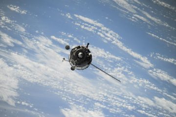 Spacecraft orbiting Earth